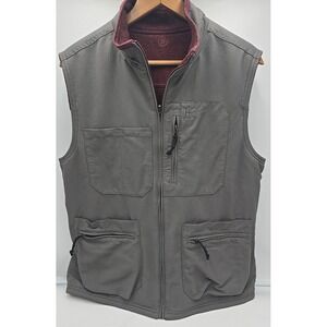 Wayfarer Rail Riders Reversible Fleece Double Pockets Outdoor Hiking L Vest